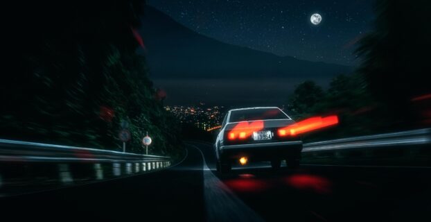 เจาะประเด็นอนิเมะ Initial D ฉากที่สวยงาม